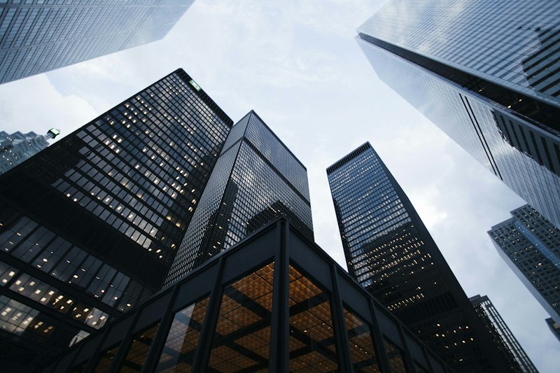 Modern commercial building